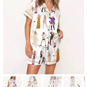 Stylish Women's Character Print Pajama Set